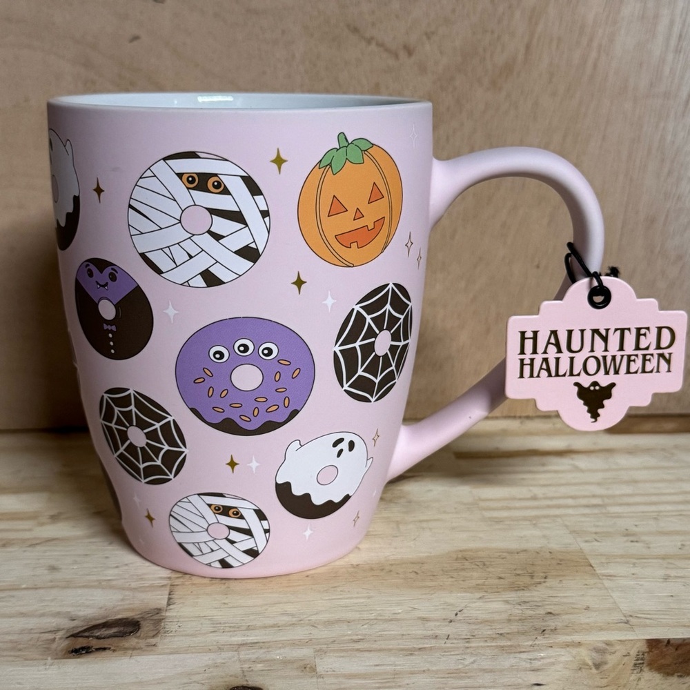 Halloween donut soft mug NWT